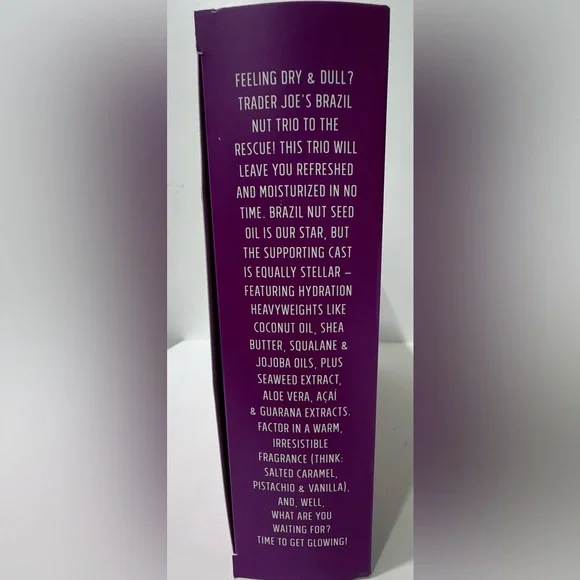 Trader Joe's Brazil Nut Trio Gift Set Limited Edition - Picture 4 of 4